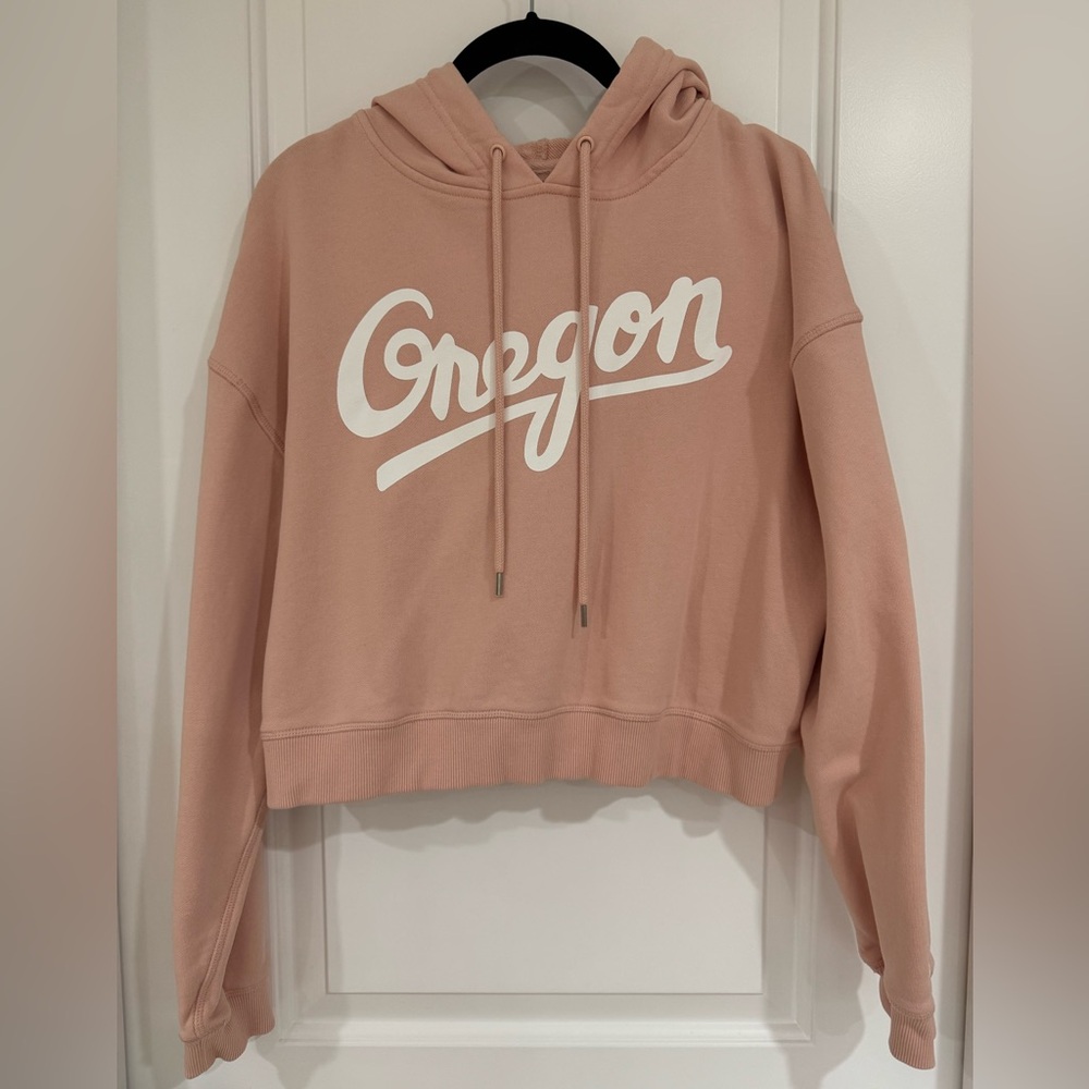 Women’s Peach Cropped Hoodie